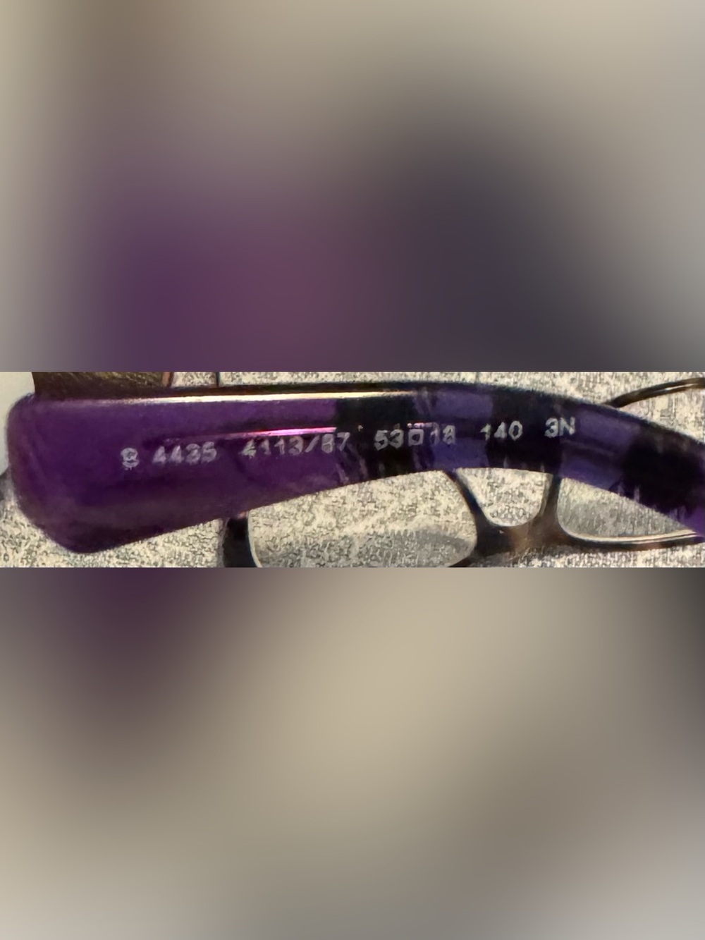 Burberry Purple Black Gradient Cat-Eye Sunglasses - Picture 3 of 16